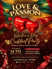 Love & Passion Valentine’s Day Cocktail Party